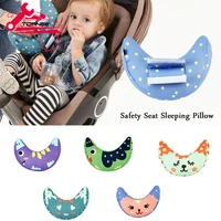 u shaped cartoon pattern shoulder pads safety belt protector soft seat belt strap cover headrest neck support for children baby