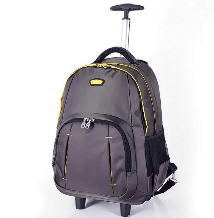 Дорожный рюкзак для багажа на колесиках нейлоновая Дорожная сумка чемодан