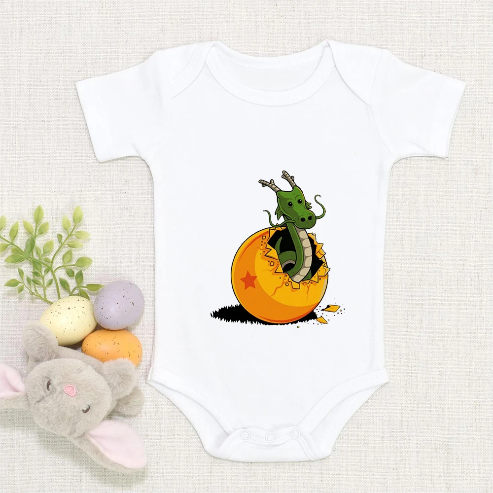 

Kawaii Dragon Print Popular Animation Baby Clothes Europe and America Fashion Newborn Favorite Bodysuit Cartoon Wholesale Romper