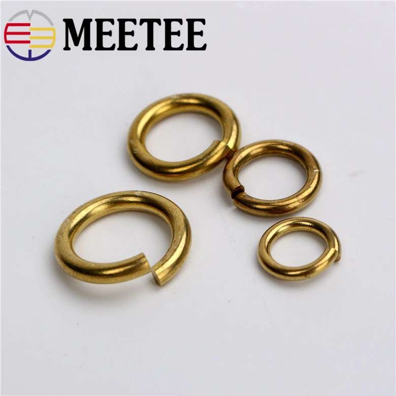 20 шт. Meetee открытое уплотнительное кольцо из чистой меди соединительное латунное