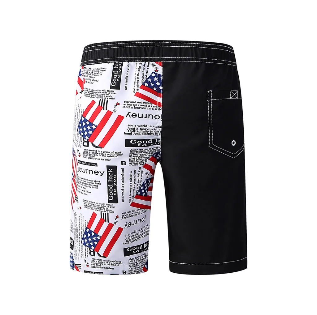Шорты для маленьких мальчиков 4 июля плавки с американским флагом шорты купания