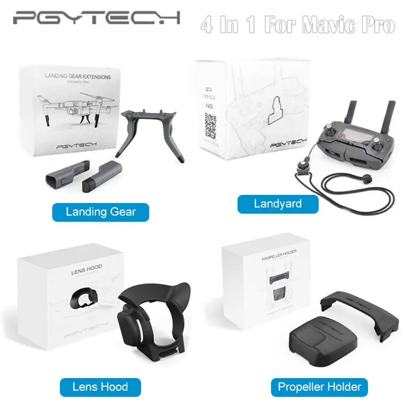 Держатель пропеллера PGYTECH защитный чехол для DJI Mavic Pro аксессуары дрона|Коробки