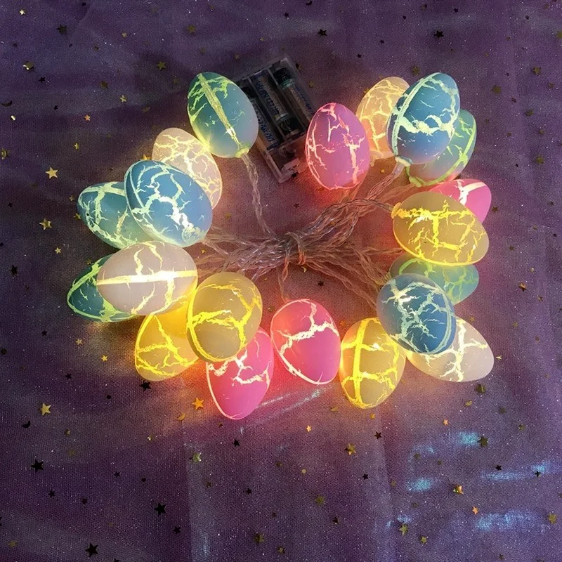 

Гирлянда в виде яйца на батарейках, 10/20/30 светодиодов