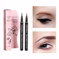 makeup eyebrow outline painting tattoo pen 7 days waterproof long lasting eyeliner liquid eye brow enhancer pen with card tslm2