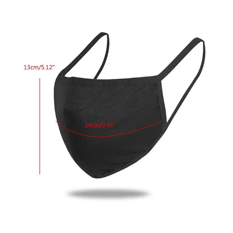 

20Pcs Cotton Mouth Mask For Adult Activated Carbon Filter Face Mask Dust-Proof Breatheable Filter Insert Protective Washable