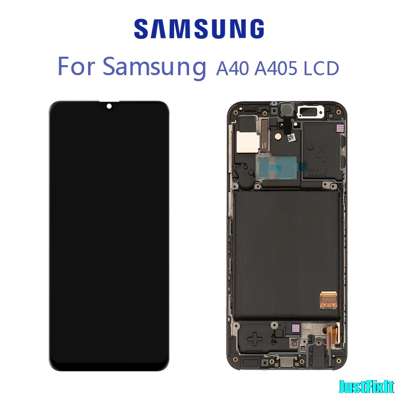 100% оригинальный дигитайзер в сборе для Samsung Galaxy A40 2019 A405 A405F A405FN/DS ЖК-дисплей