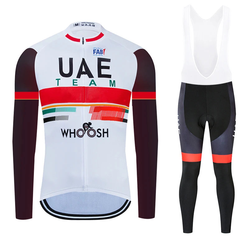 

Spring/Autumn Pro Team Cycling Jersey Bike Set Pants Sportswear Men's Sleeve Suit Ropa Breathable Bicycling Maillot Culotte