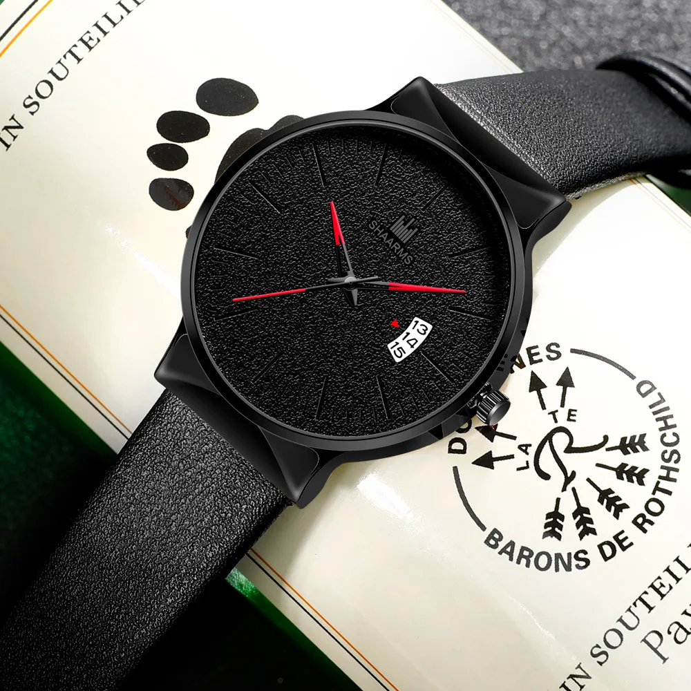 Часы наручные мужские с календарем простые повседневные Роскошные | Наручные