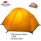 Туристический рюкзак Naturehike 20D210T для 1 человека, 4 сезона, Сверхлегкий, двухслойный, для езды на велосипеде, палатки, для активного отдыха, на природе