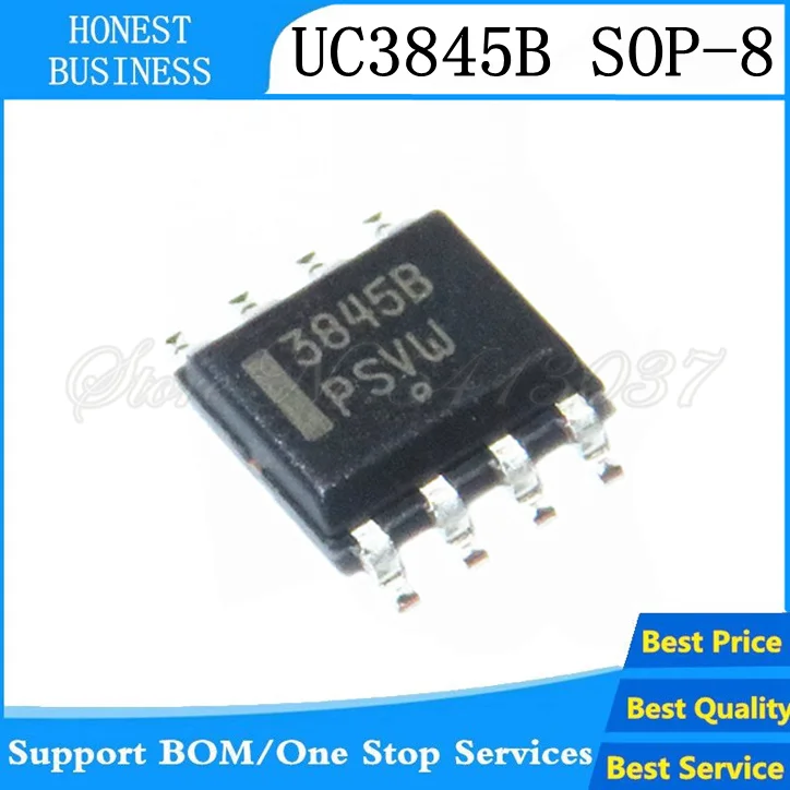 100 шт./лот ST3845B UC3845 UC3845B 3845B UC3845BDR2G SOP 8|Аксессуары для наушников| |