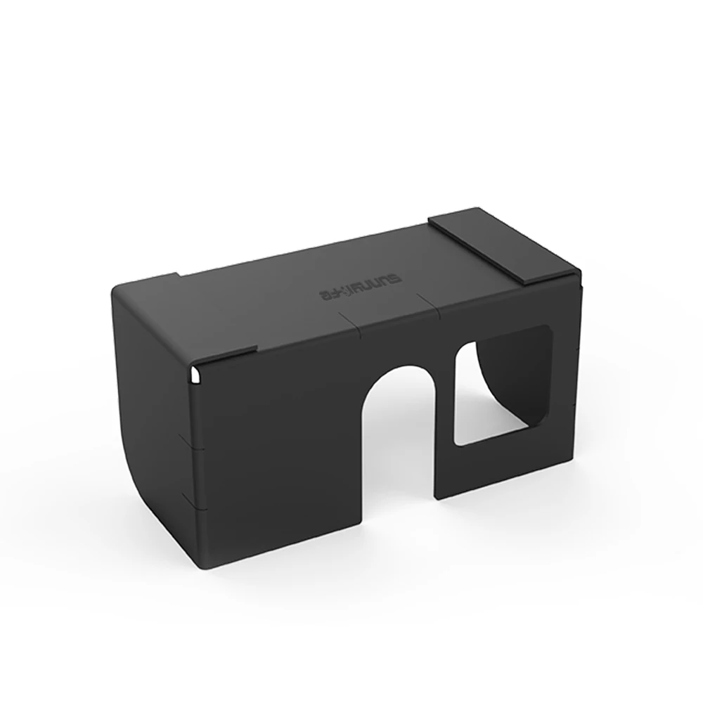 mobile phone hood of om 4 leather sunshade anti reflective sun hood for dji osmo mobile 4 handheld gimbal stabilizer accessories free global shipping