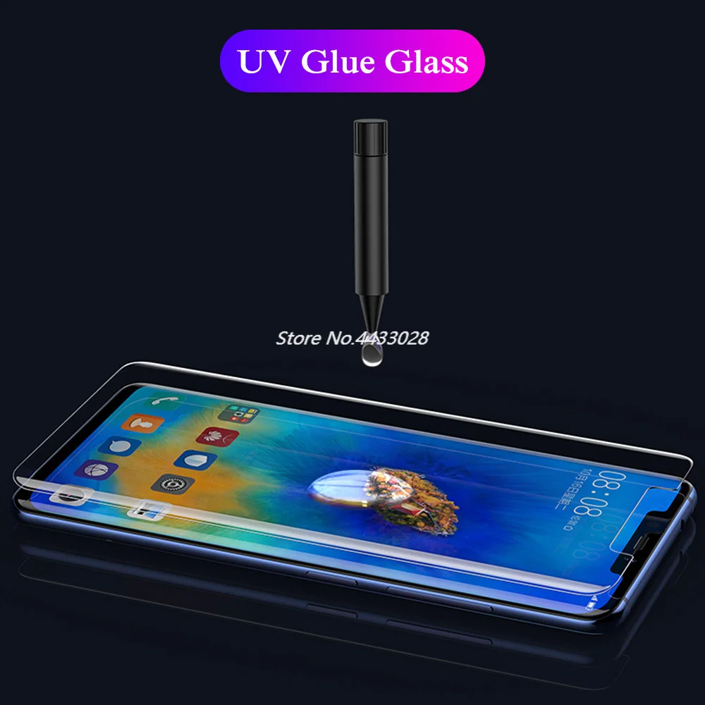 Nano Liquid Full Glue Cover Tempered Glass For Huawei Mate 20 Pro 20pro Screen Protector Mate20 Protective Fim | Мобильные телефоны
