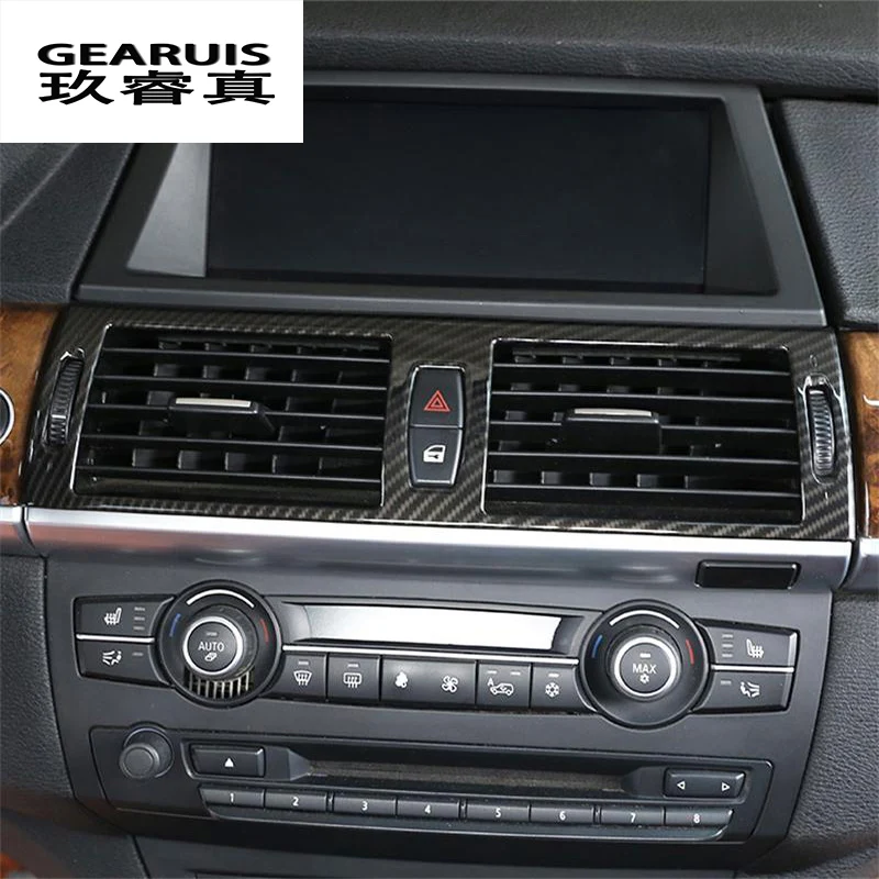 Автомобильный Стайлинг украшение для салона навигации из углеродного волокна