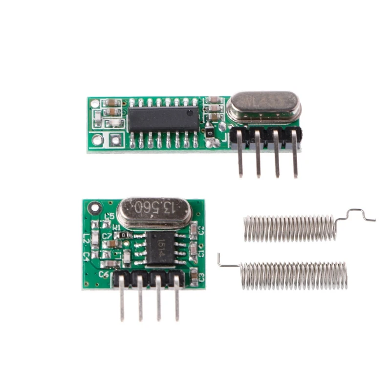 

1 Set 433Mhz RF Superheterodyne Receiver Transmitter Module Kit With Antenna