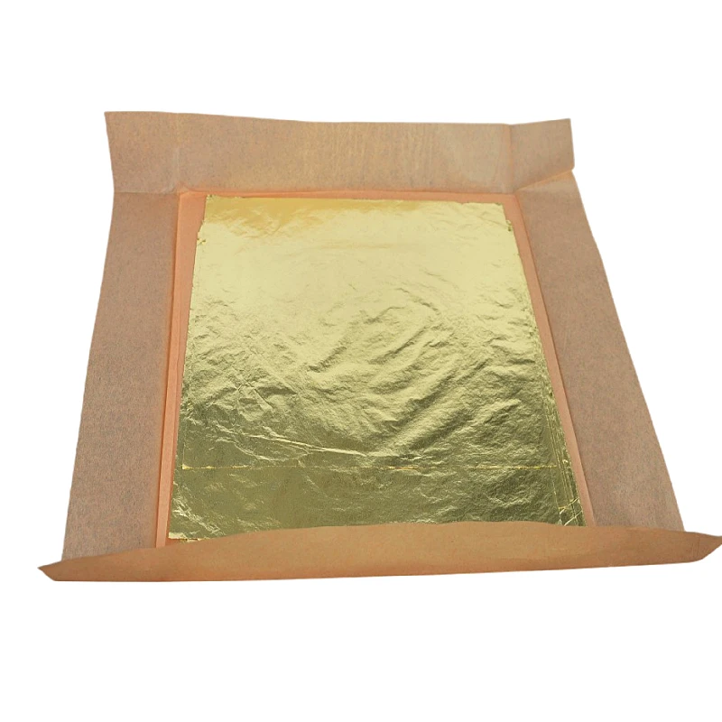 Заводская цена 5000 шт. в коробке 16*16 см листья под золото и серебро для мебели