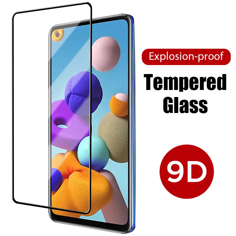 Защитное стекло Samsung Galaxy A71 A51 A42 A41 A31 A21S A21 A11 A02S закаленное для A52 A9 A7 A6 A8 Plus 2018 A12