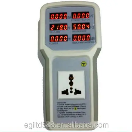 

Digital Electric Power Energy Meter Tester Monitor Watt Meter Analyzer Energy Saving Lamps Tester HP9800 0-9999KW EU Plug