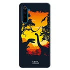 FunnyTechЧехол Realme 6 Pro l с изображением Динозавров Юрского периода