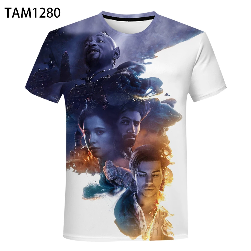 Aladdin Новинка лета 2021 3D-печать для мужчин и женщин в зарубежном стиле простой
