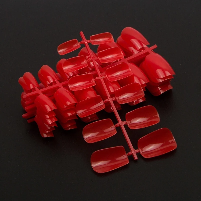 120 шт./упак. короткие накладные ногти с полным покрытием квадратные акриловые 10