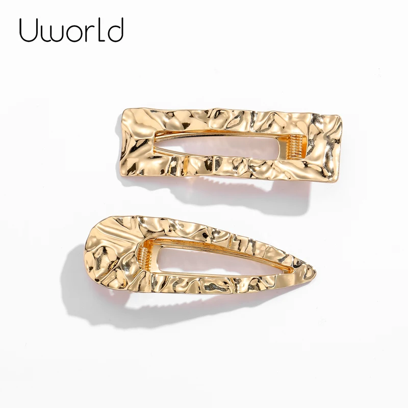 Золотая цветная Шпилька модные женские панк геометрические бесконечные заколки