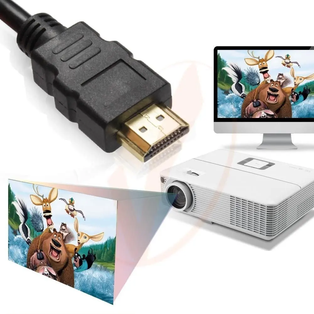 

HDMI Cable video cables gold plated 1.4 1080P 3D Cable for HDTV splitter switcher 0.2m 0.3m 0.5m 1m for TV