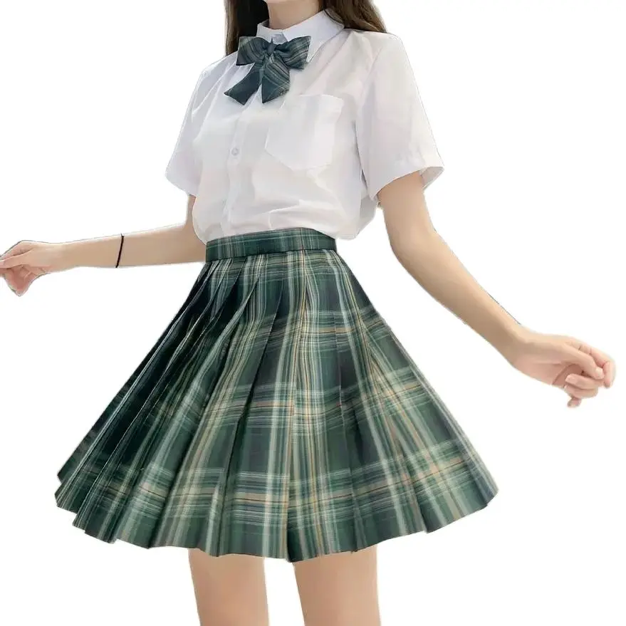 Женская готическая плиссированная клетчатая юбка Glir с высокой талией пикантная