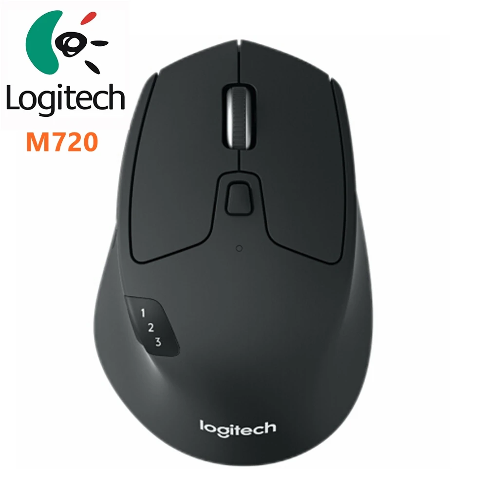 Беспроводная мышь Logitech M720 2 4 ГГц Триатлон двойной режим поддержка нескольких