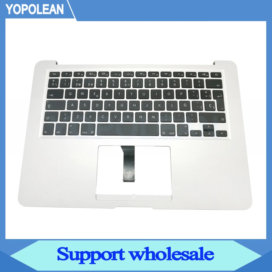 Оригинальная испанская клавиатура Topcase верхний корпус Упор для рук Macbook Air 13 &quotA1466