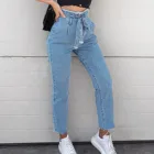 Повседневные модные прямые джинсы с высокой талией, женские брюки, Осень-зима 2021, джинсы-бойфренды в стиле Харадзюку, свободные