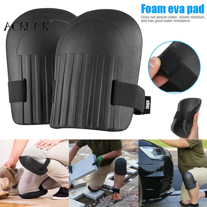 

1 Pair Covered Foam Knee Pad Professional Protectors Sport Work Kneeling Pad for Home Garden Working FC