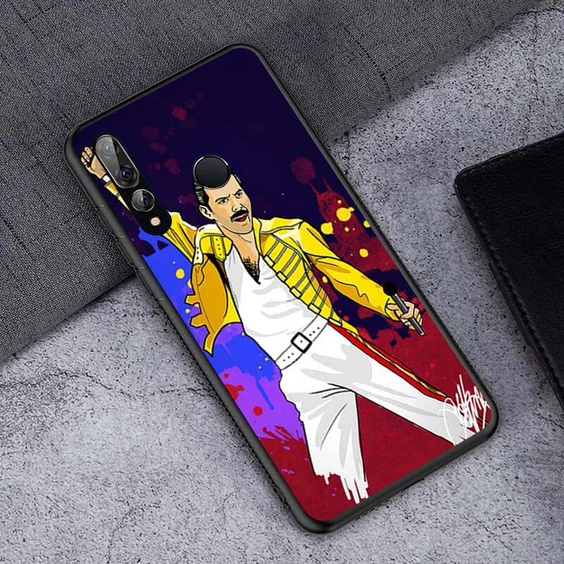 Мягкий ТПУ чехол Freddie Mercury Queen band для Huawei Honor 20 9X Pro P Smart Plus Z Mate 30 Lite View Nova 5i |