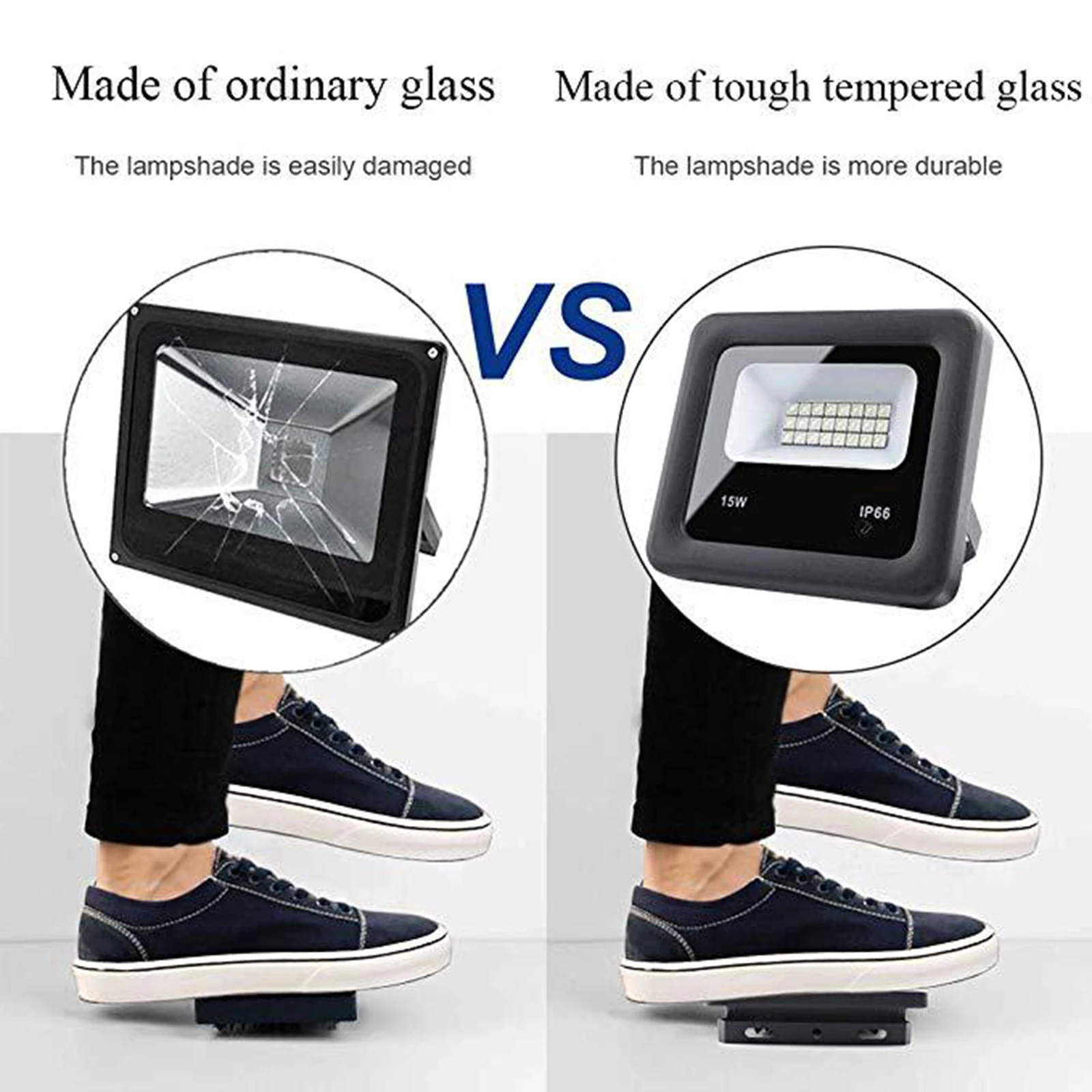 

15W LED Flood Light AC85-265V RGB Remote Control Color Changing Outdoor Floodlight Spotlight IP66 Waterproof Street Lamp