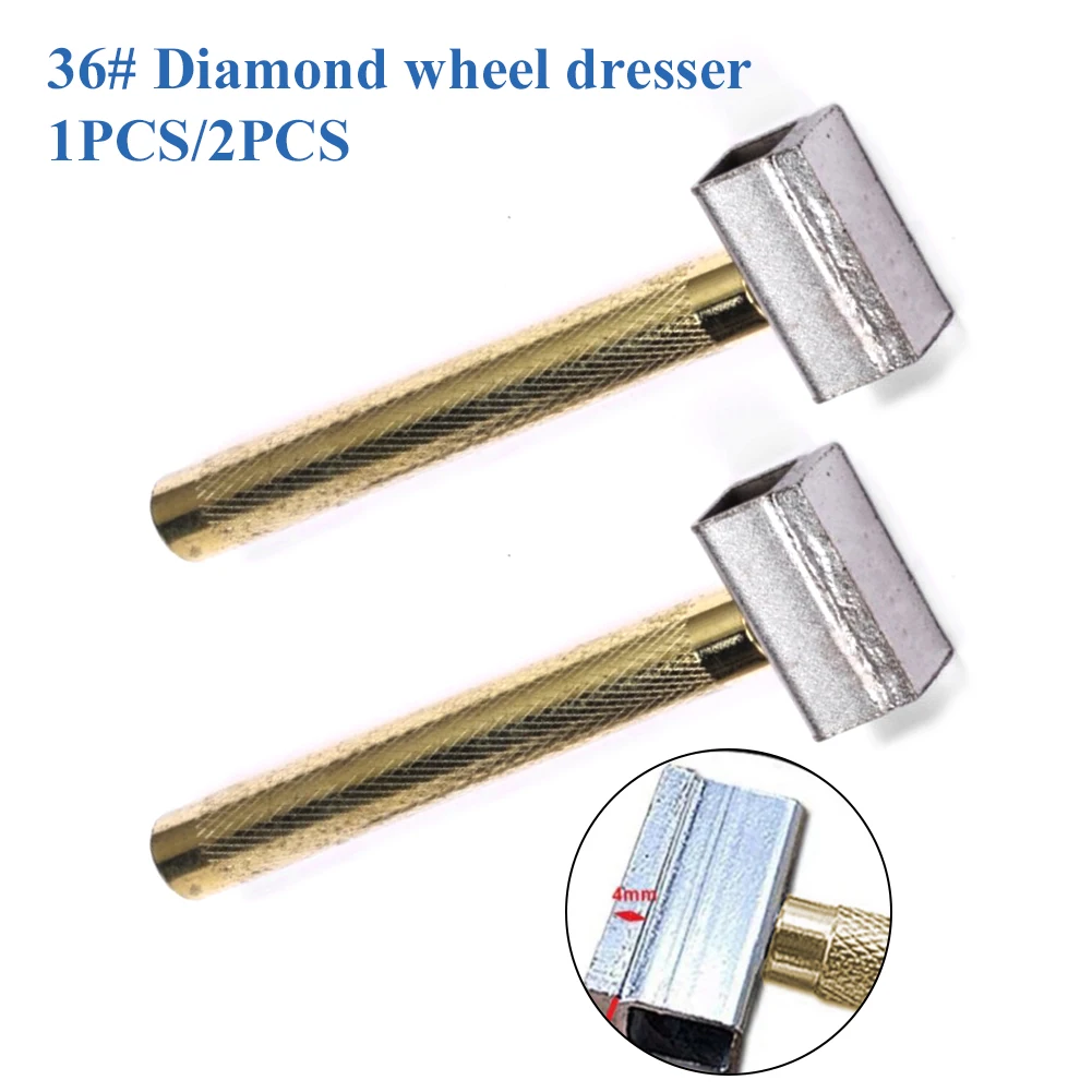 

108 * 31mm Diamond wheel dresser 36# (0.5mm) Grinder Dressing Tool Hand-held Dresser Grinding Wheel Diamond New Useful
