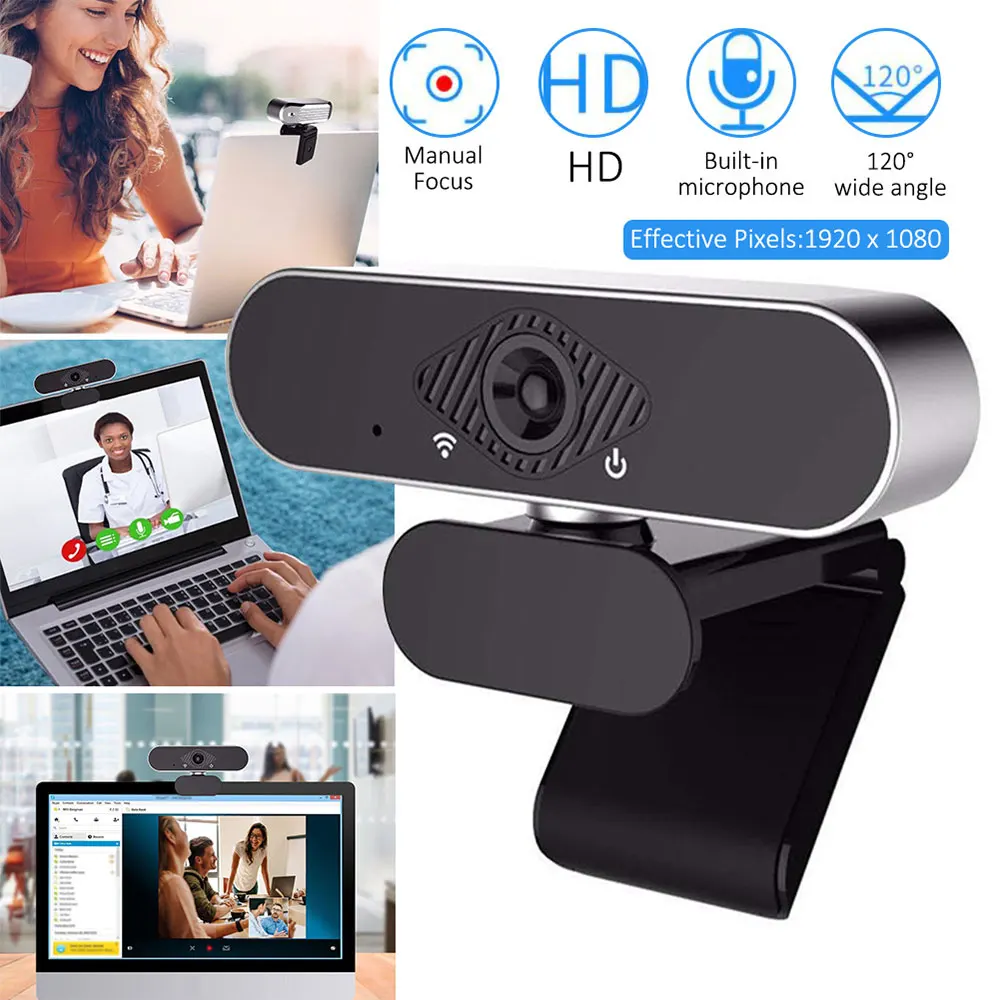 

1080P Webcam with Microphone HD PC Webcam USB Streaming Computer Web Camera For Laptop Desktop PC