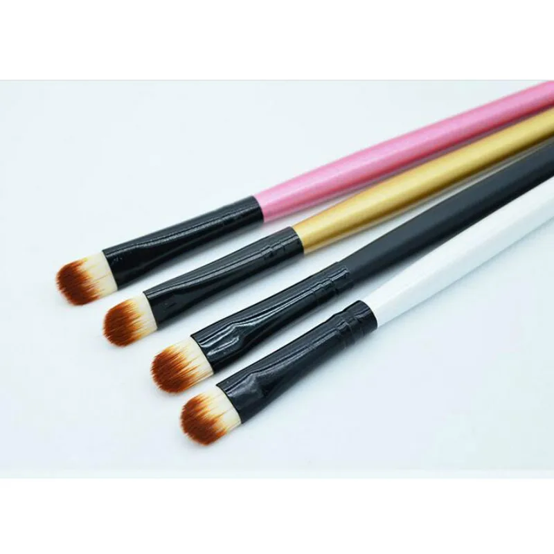 Профессиональные кисти для век Новинка 1 шт. цвета: золотистый Розовый Белый