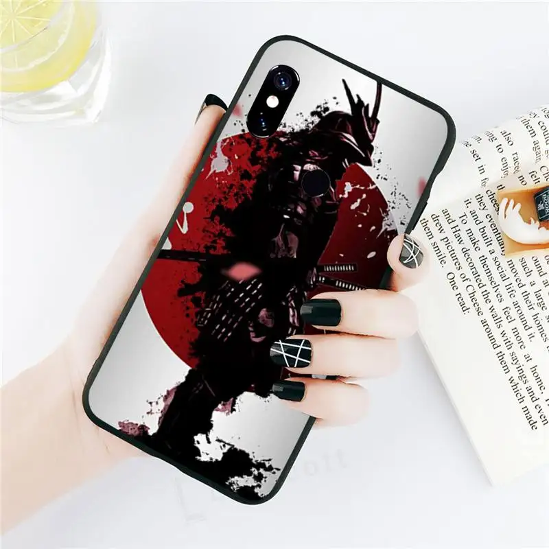 

Japan Samurai Art Phone Case For Xiaomi Redmi note 7 8 9 t k30 max3 9 s 10 pro lite