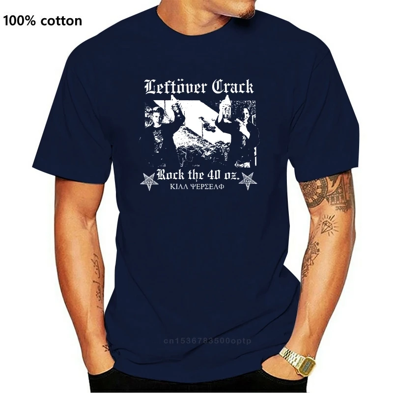 

New 2021 Popular Leftover Crack Rock Men Black T-Shirt S-3XL