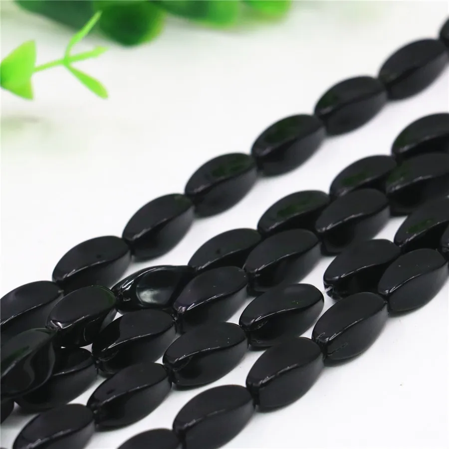 Черный камень сердолик оникс агат 8x16 мм скручивающаяся форма новая мода сделай