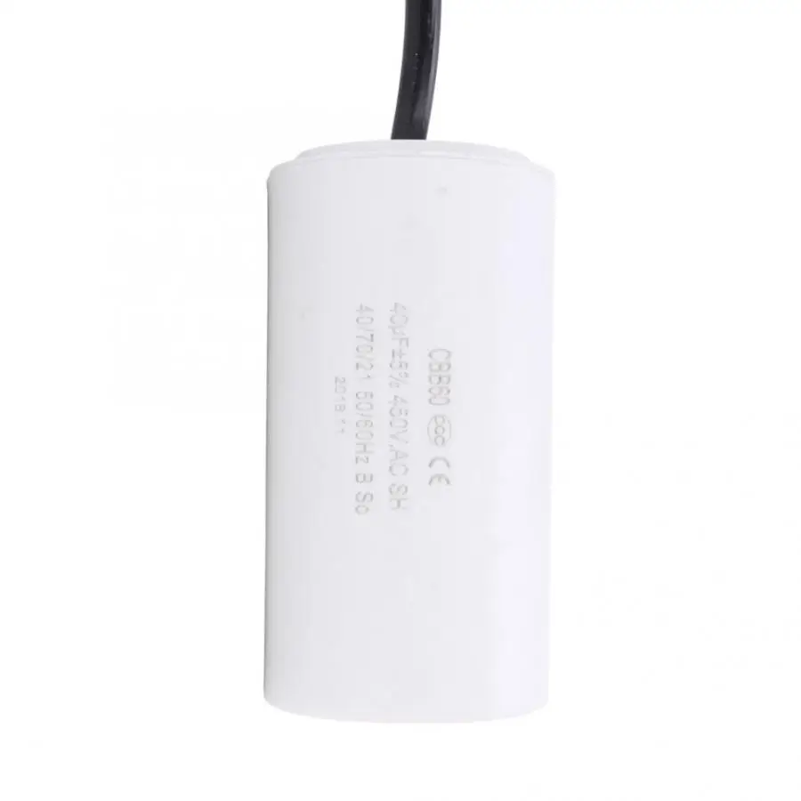CBB60 eco-friendly Рабочий конденсатор двигателя Экологичные изоляционные 450V 40 мкФ ESR 0 2