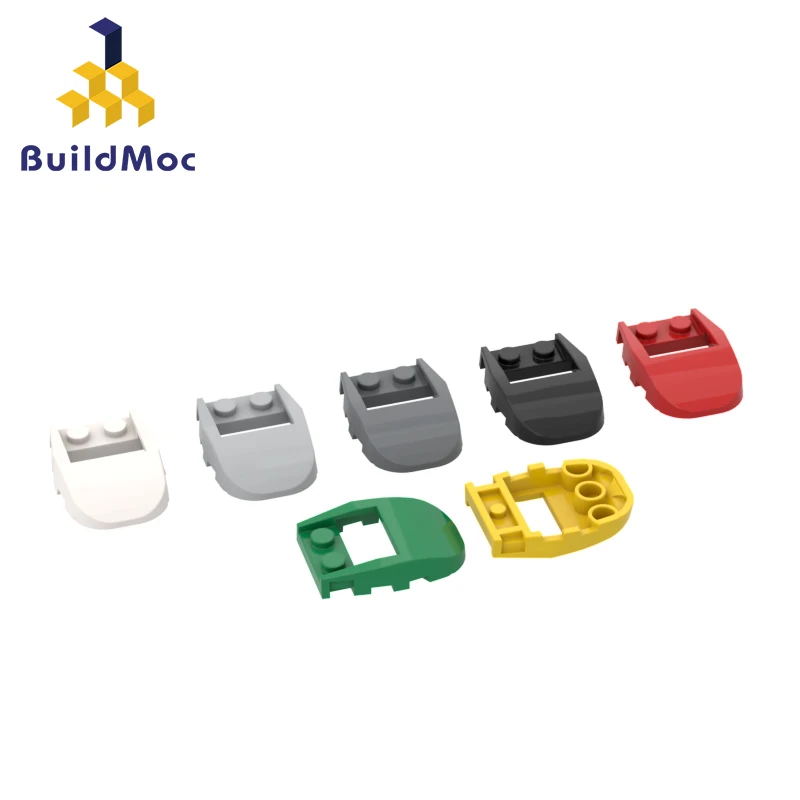 

BuildMOC 50948 4x3x0,67, Клин 4x3, вырез с 2 шипами для деталей строительных блоков, сделай сам, конструктор