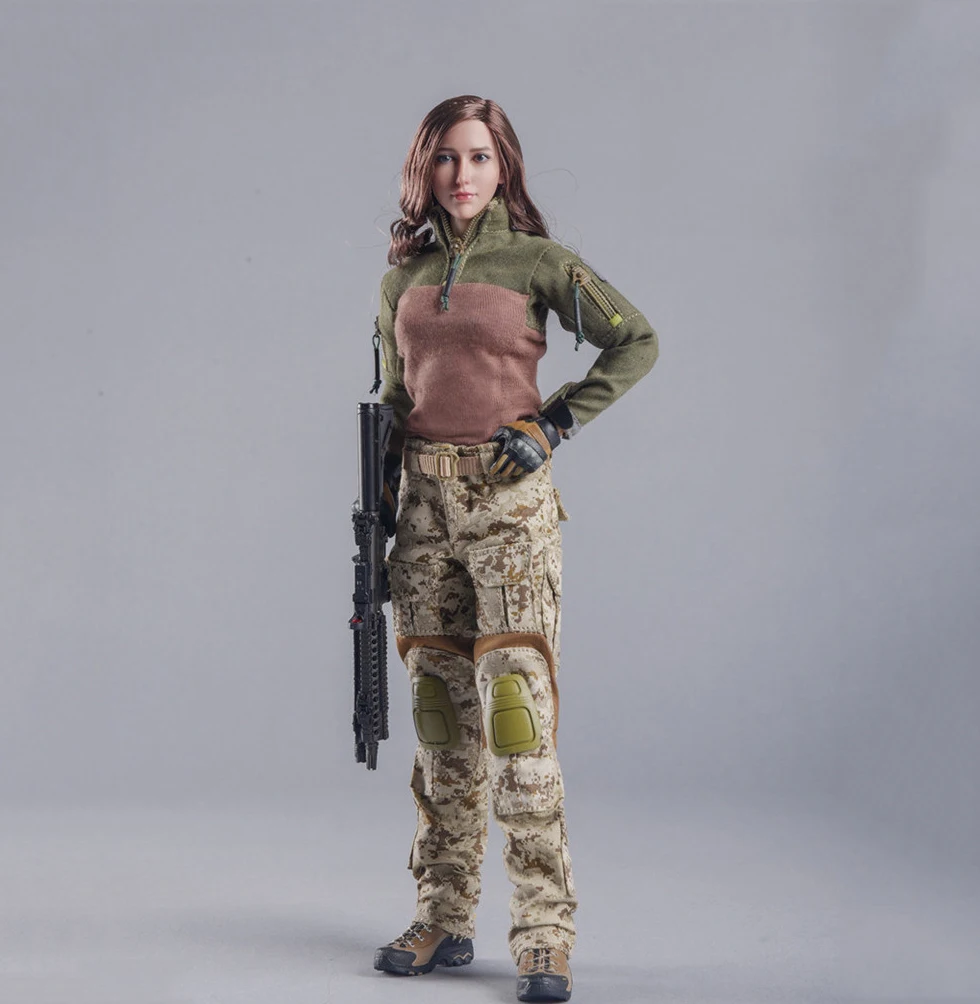 

IN STOCK ASTOYS 1/6 female soldier clothes model AS034 seal combat uniform suit fit 12 inches action figure