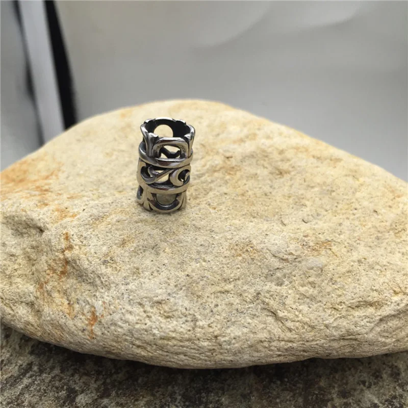 Бусины Из Нержавеющей Стали 316l с большим отверстием в европейском стиле 8 мм |