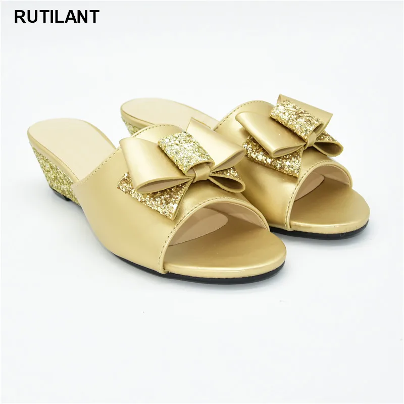 Новейшие итальянские женские свадебные туфли высокого качества в африканском