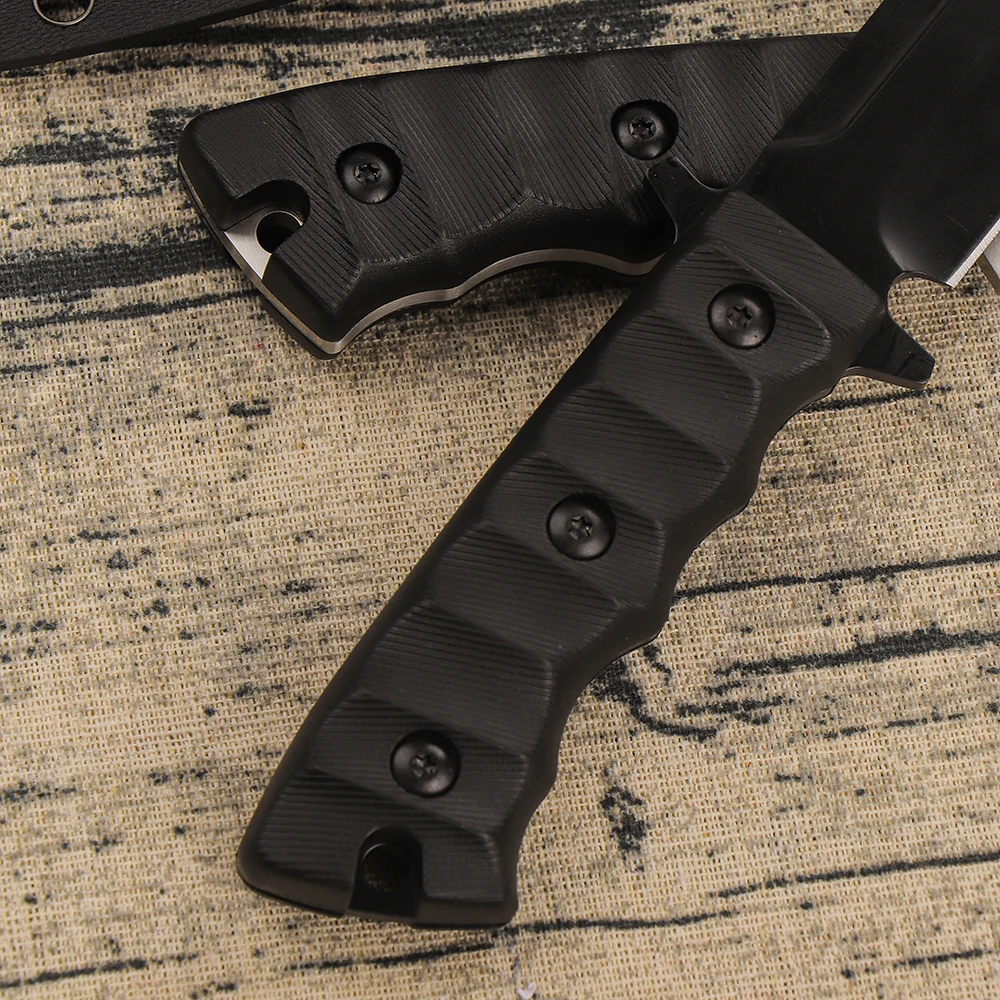 Острый прямой нож высокой твердости портативный инструмент для выживания в