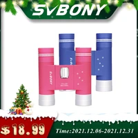 svbony ultra compact 10x25 binoculars roof prism telescope 288ft1000yds field of view for chindren christmas new year present