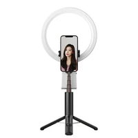 phone holder selfie stick tripod monopod stand with ring light for xiaomi redmi note 9 iphone 12 pro max smartphone phone stand
