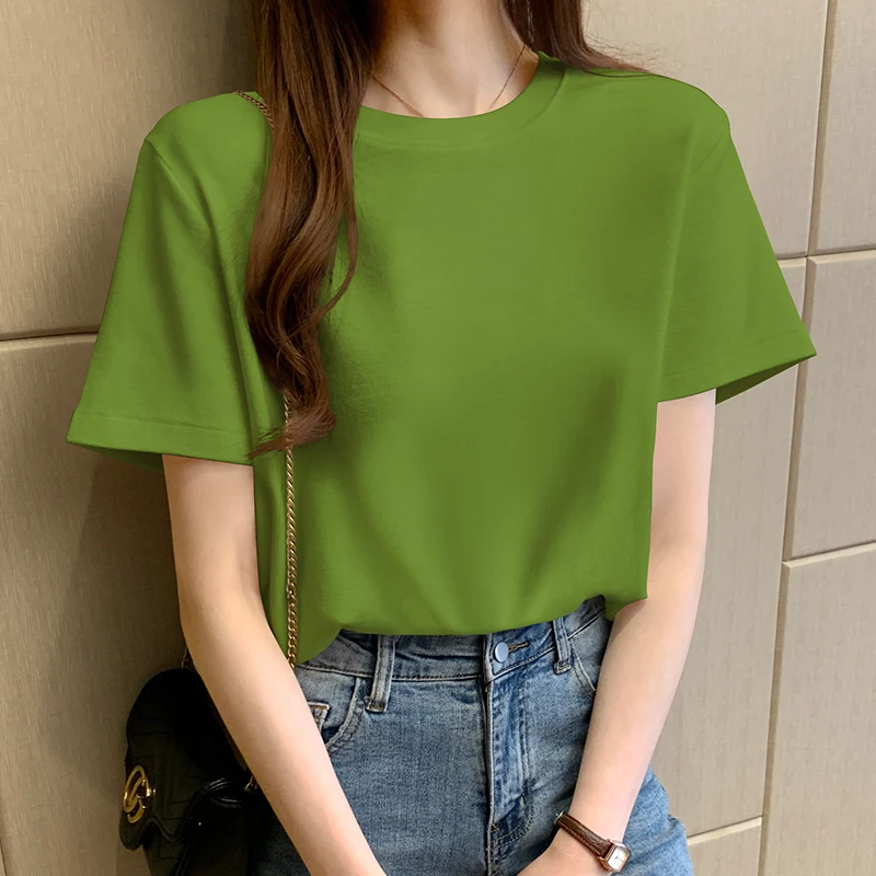 

Blue 2020 Summer Fashion T Shirt Women Woman Tshirt