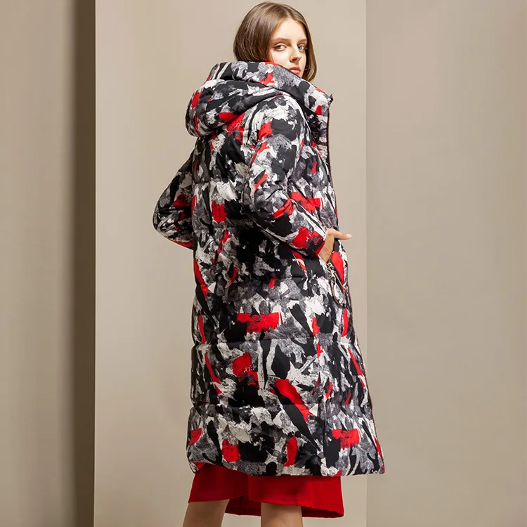 Зимняя женская теплая пуховая куртка новинка 2019 повседневный пуховик с