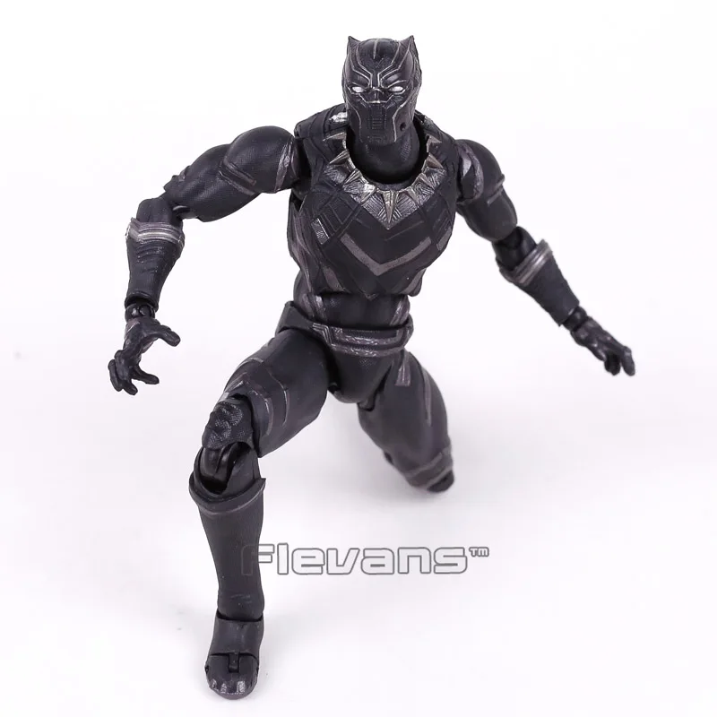 SHF Черная пантера ПВХ фигурка Коллекционная модель игрушки | Игрушки и хобби